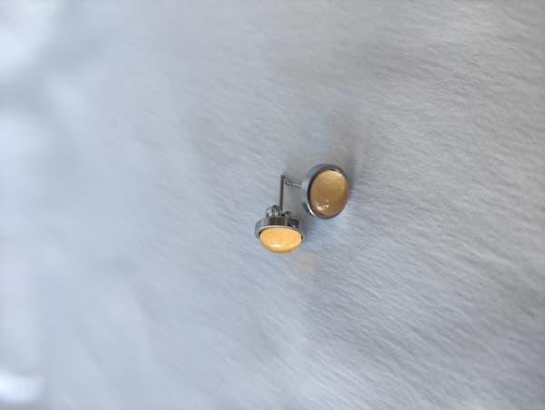 Ohrstecker Edelstahl handbemalt 