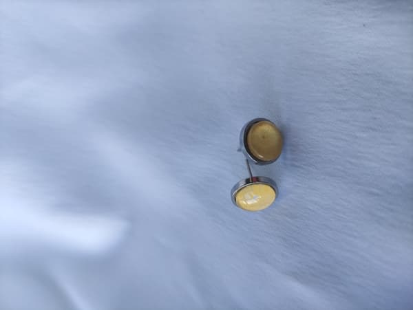 Ohrstecker Edelstahl handbemalt 