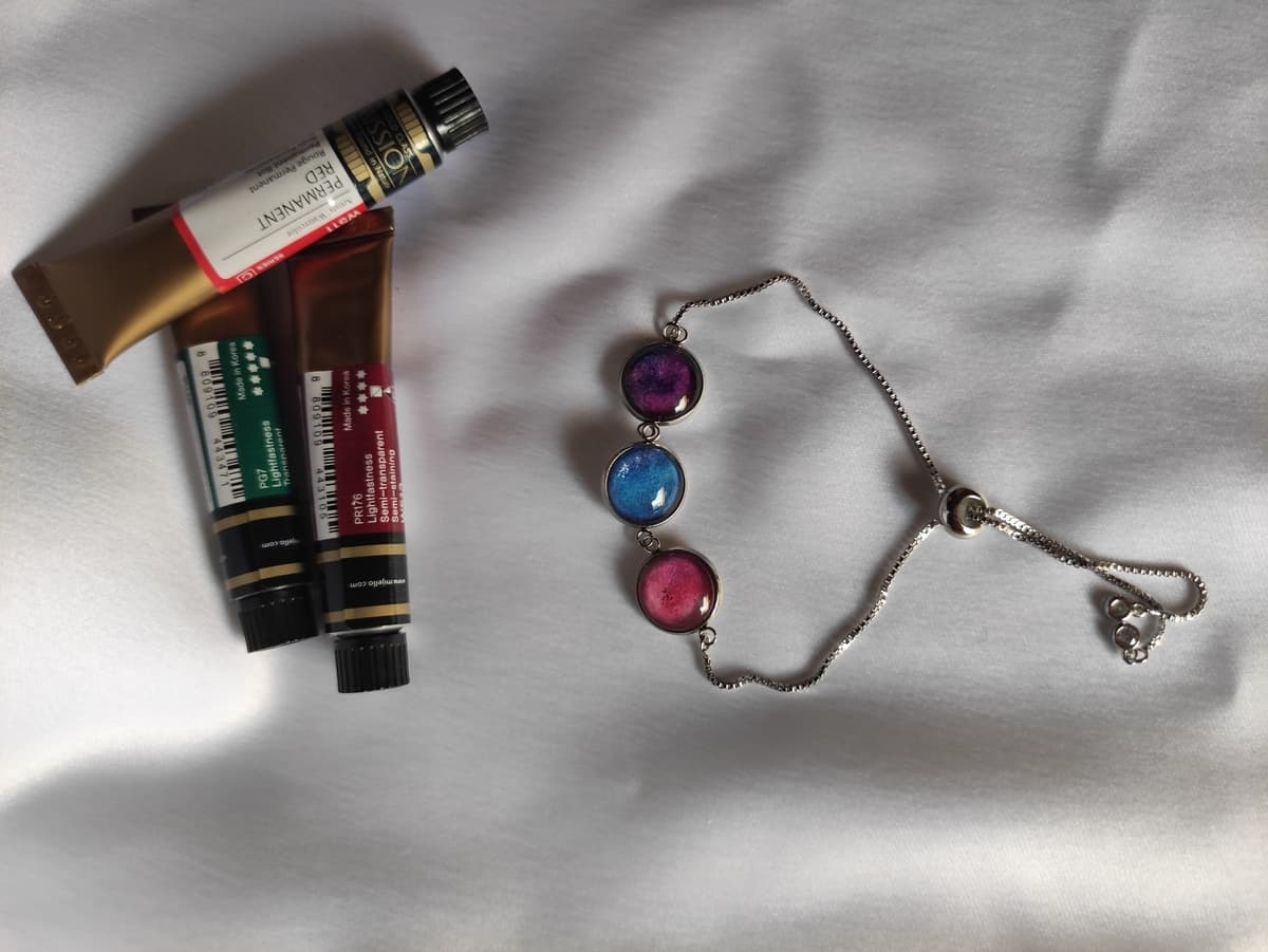 Edelstahl Opal Armband