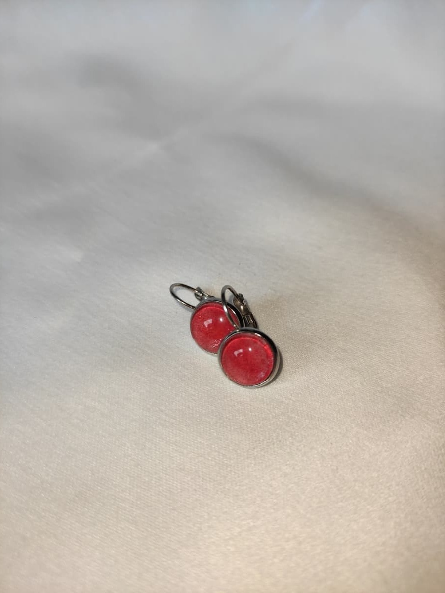 Edelstahl Ohrring hängend