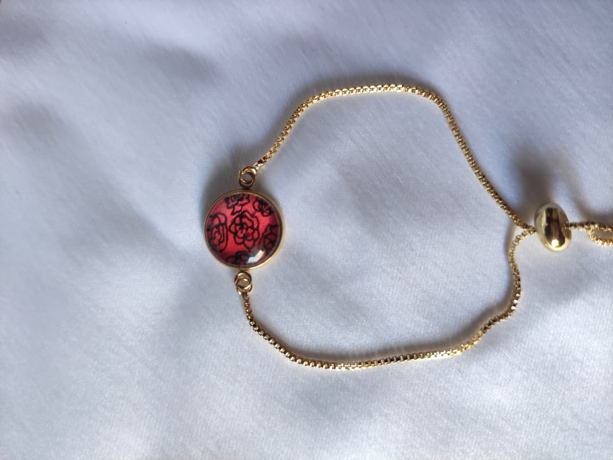 Edelstahl Opal Armband