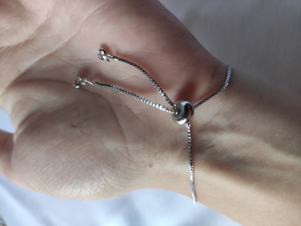 Edelstahl Opal Armband