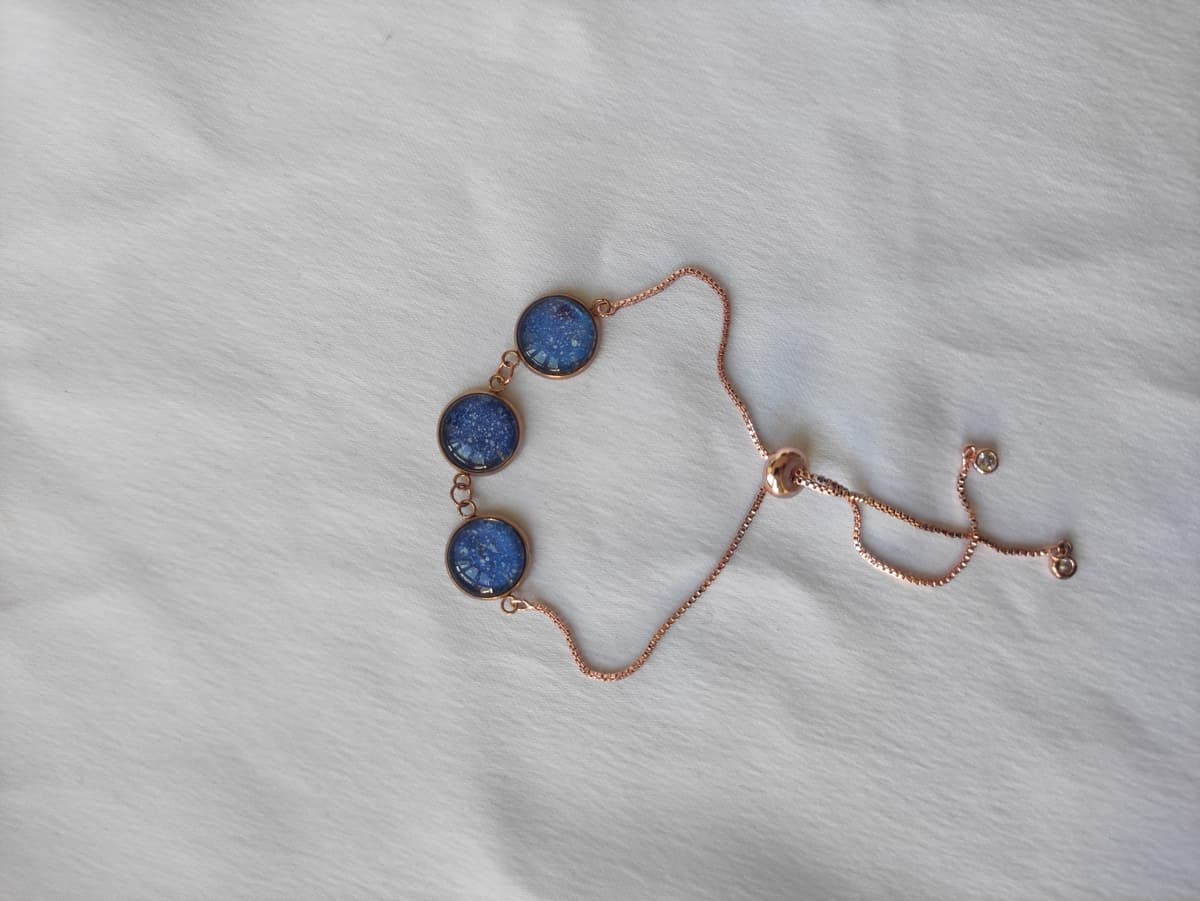 Edelstahl Opal Armband