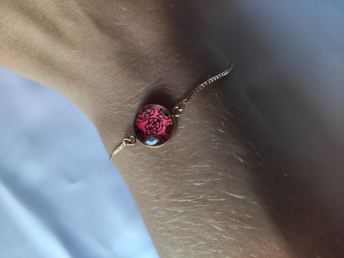 Edelstahl Opal Armband