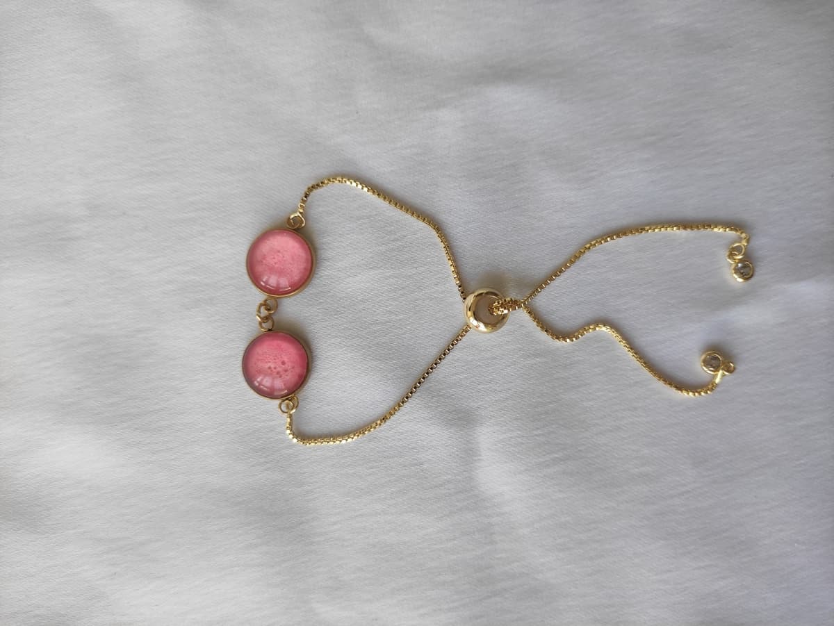 Edelstahl Opal Armband