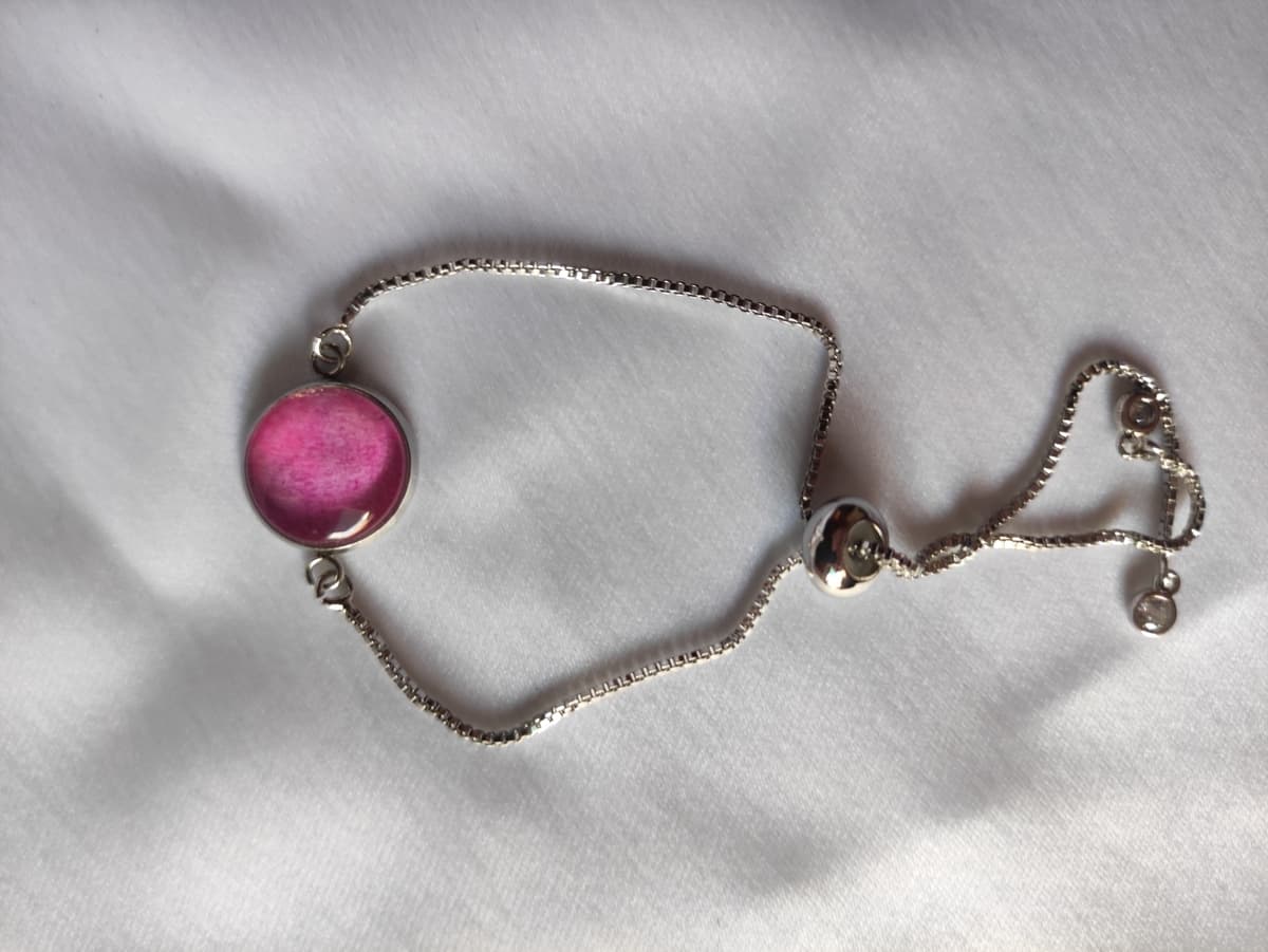 Edelstahl Opal Armband
