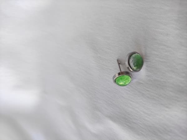 Ohrstecker Edelstahl handbemalt 