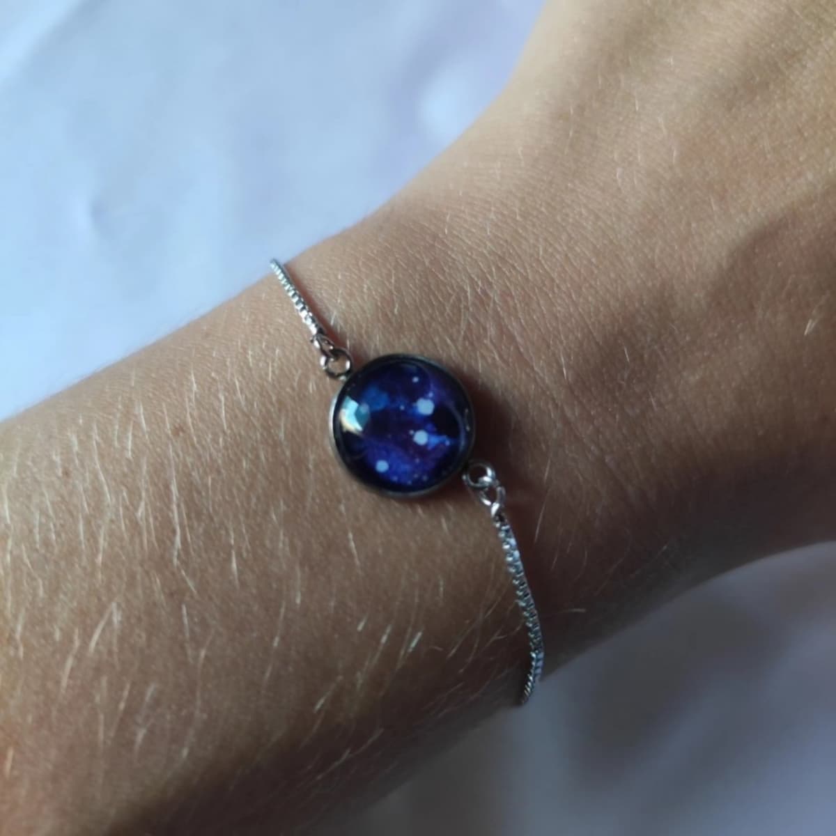 Edelstahl Opal Armband