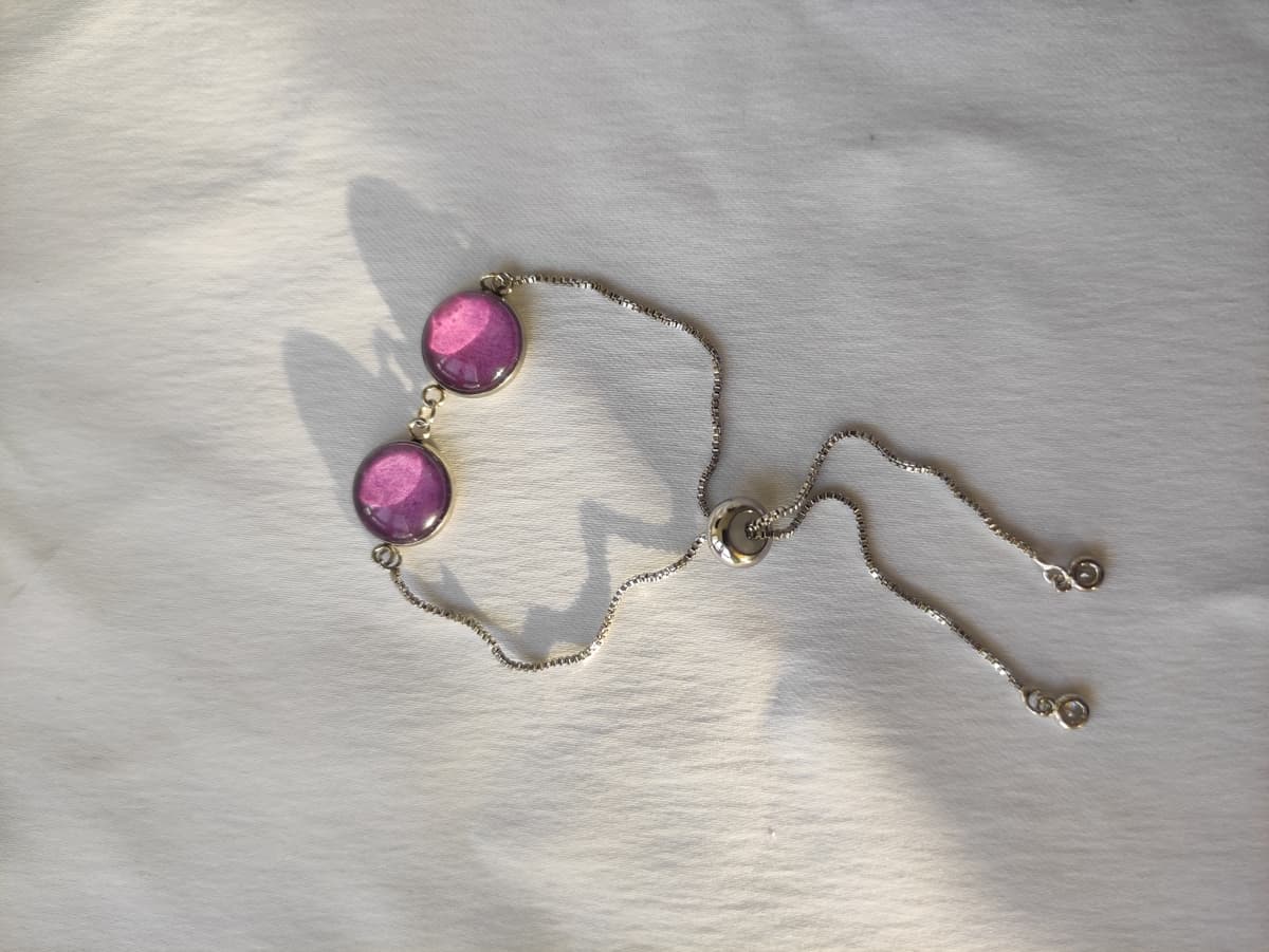 Edelstahl Opal Armband