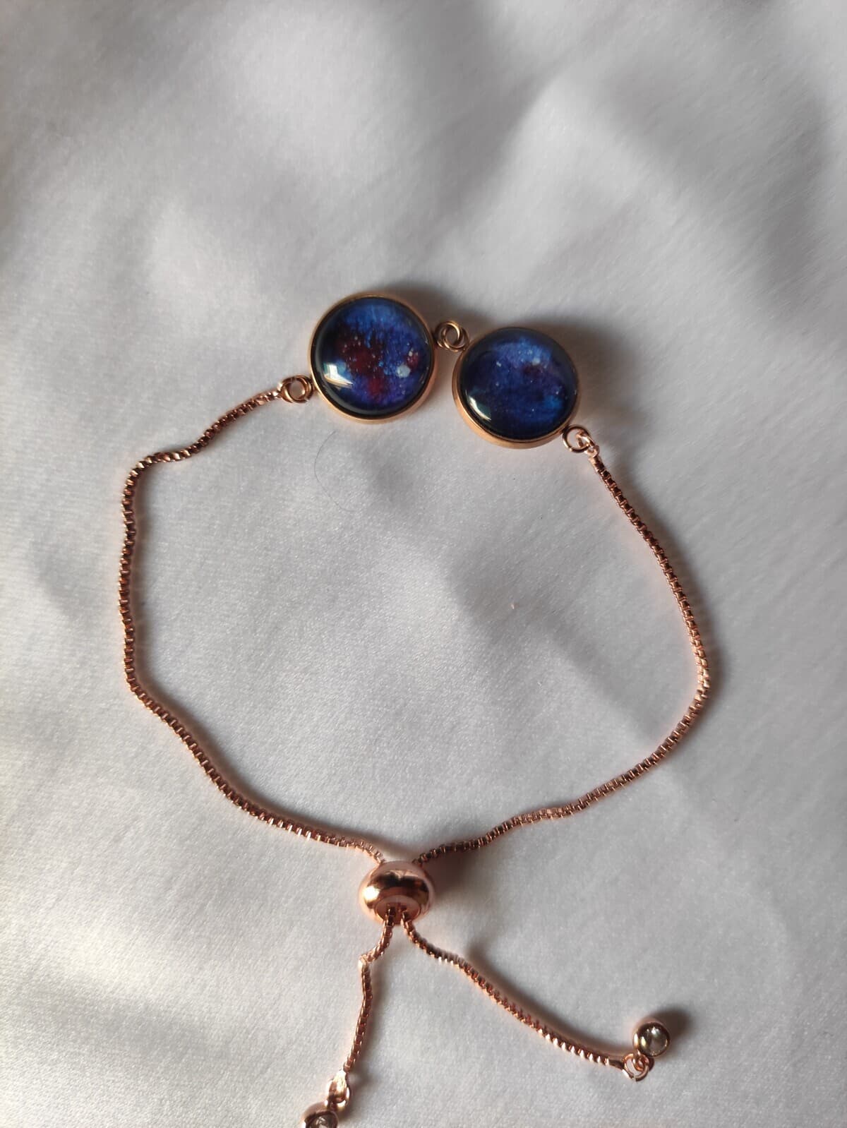 Edelstahl Opal Armband
