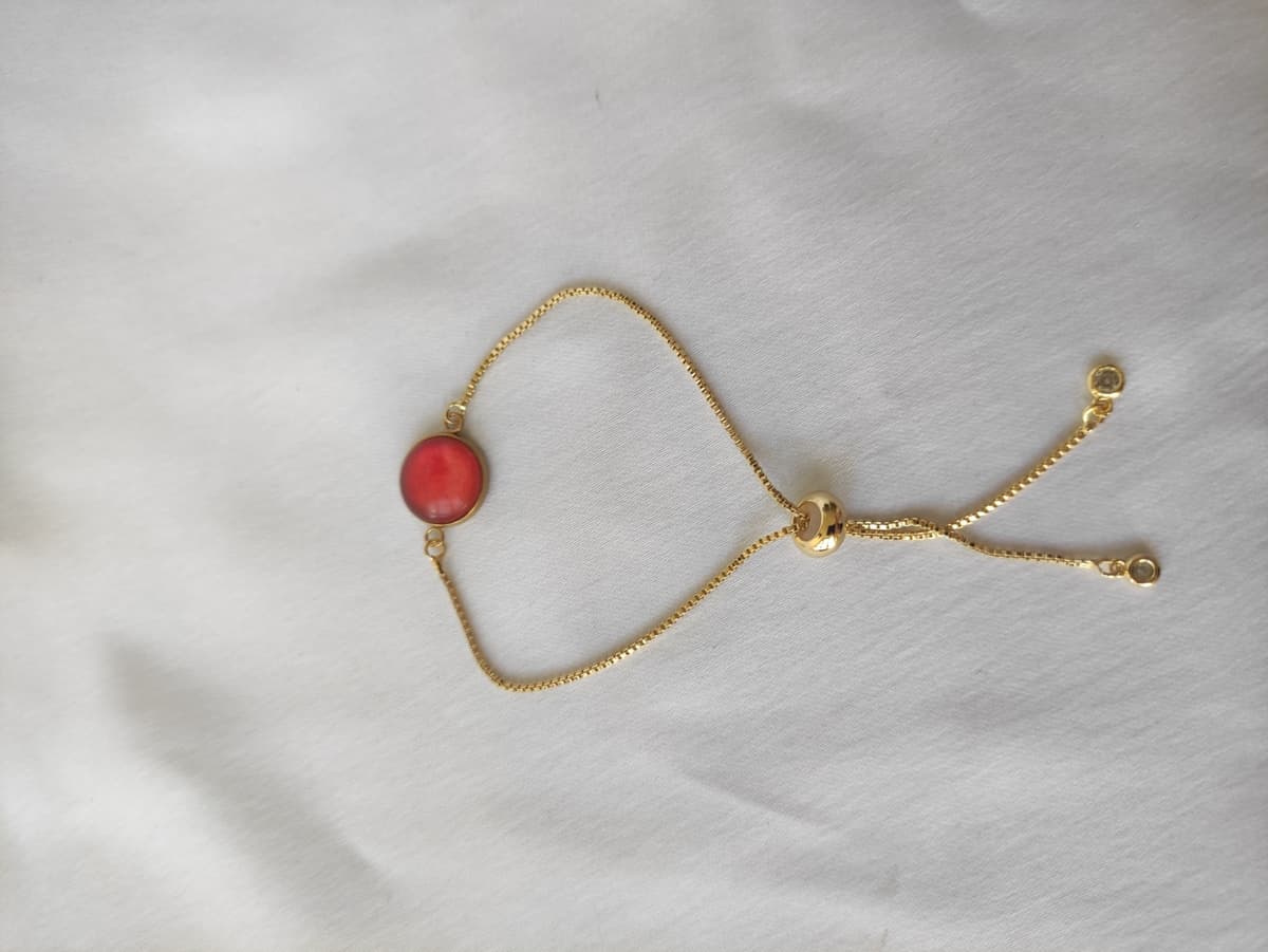 Edelstahl Opal Armband