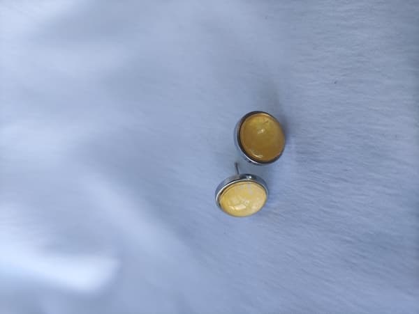 Ohrstecker Edelstahl handbemalt 