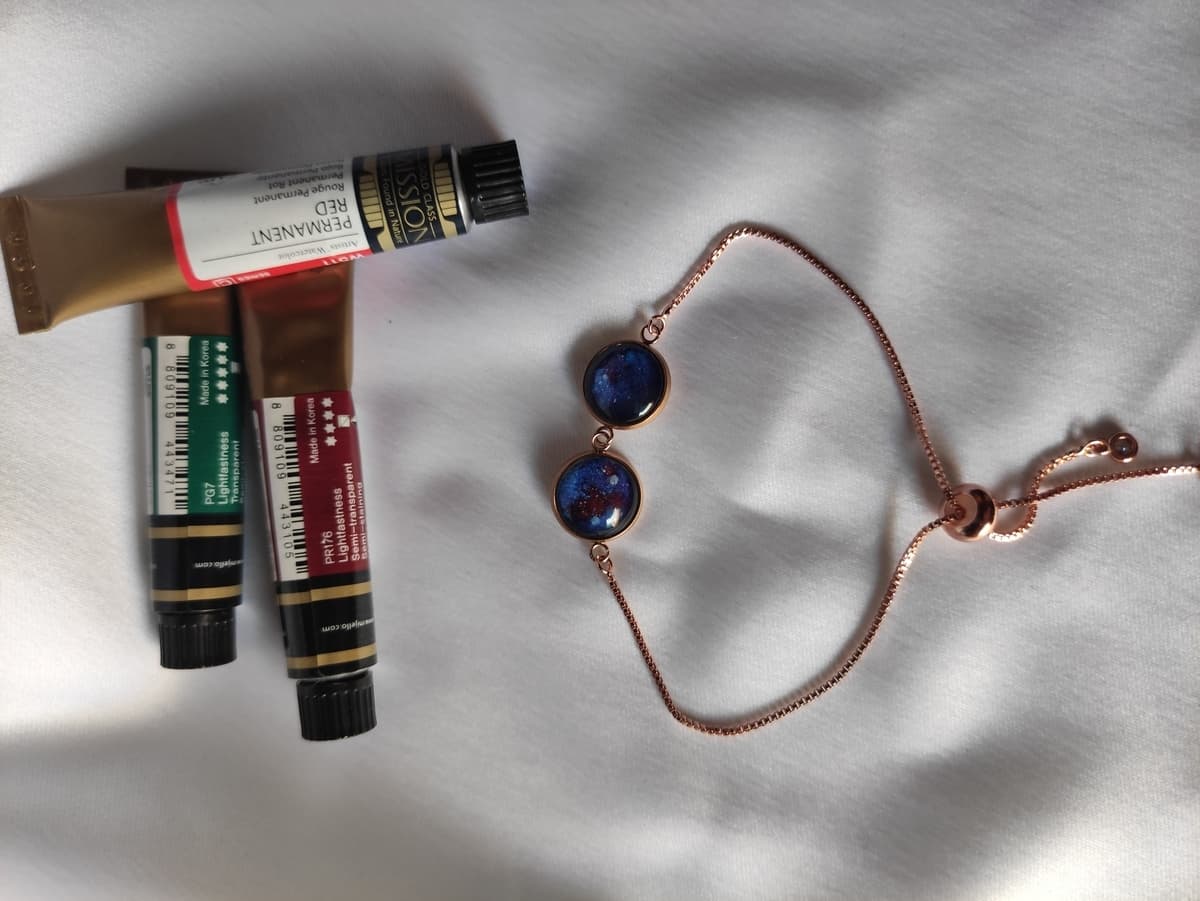 Edelstahl Opal Armband