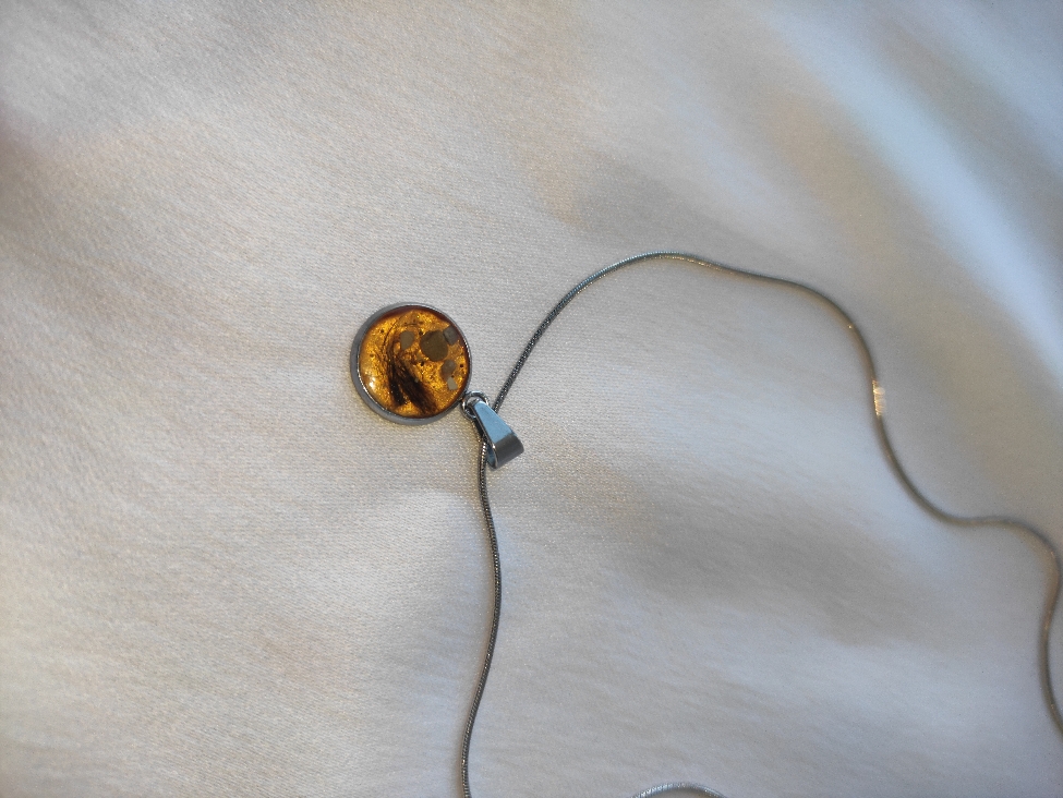 Erinnerungsschmuck Halskette Edelstahl 12 mm 