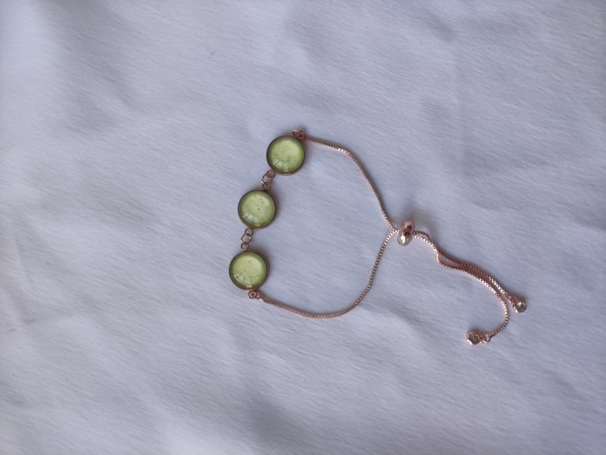 Edelstahl Opal Armband