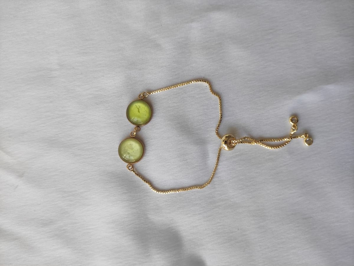 Edelstahl Opal Armband