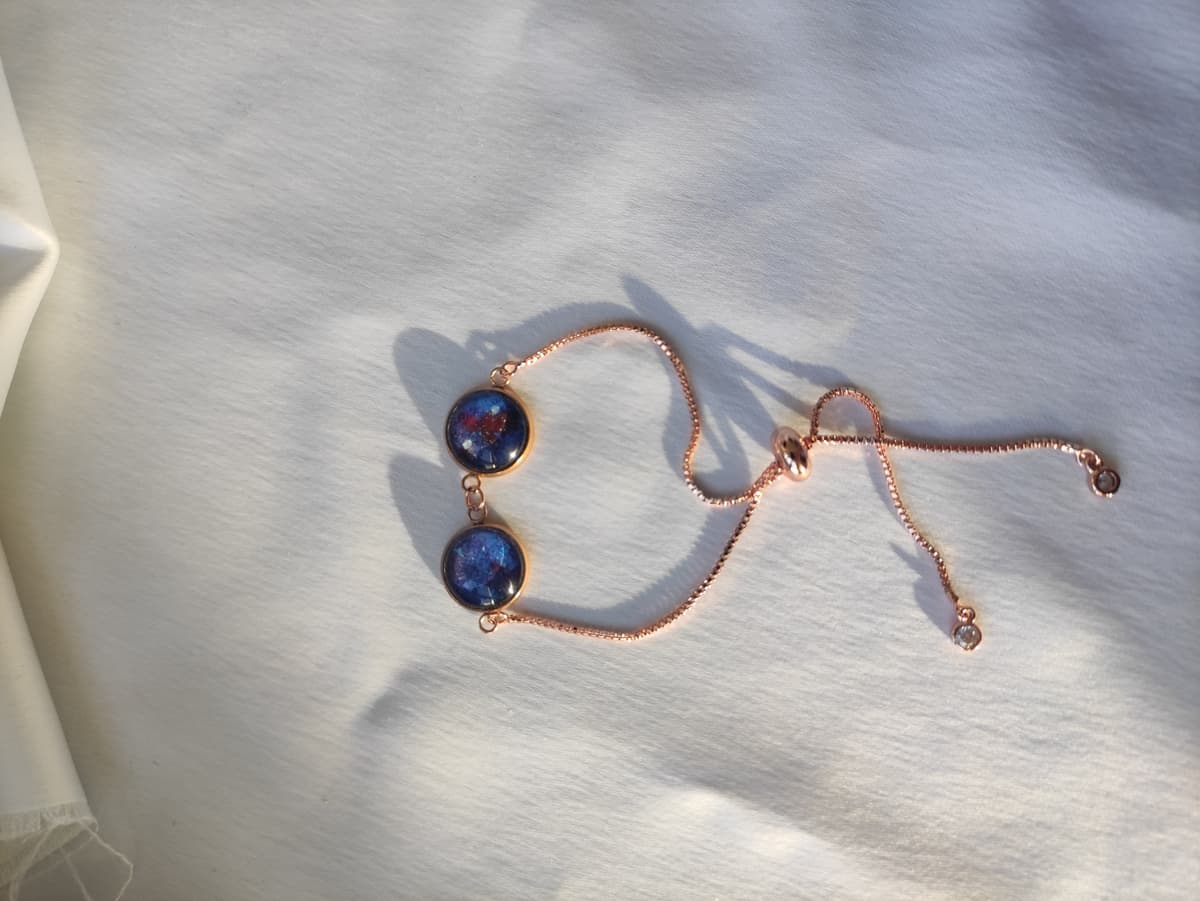 Edelstahl Opal Armband