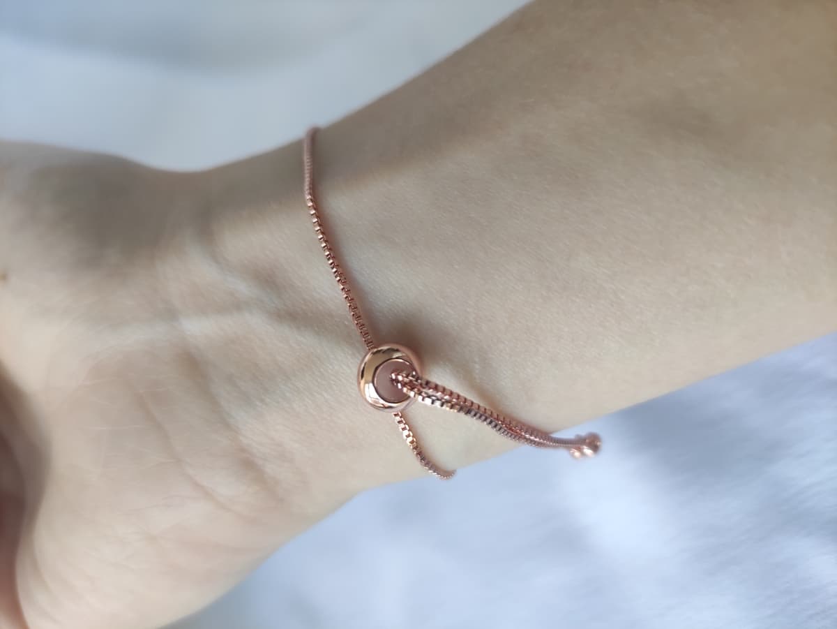 Edelstahl Opal Armband