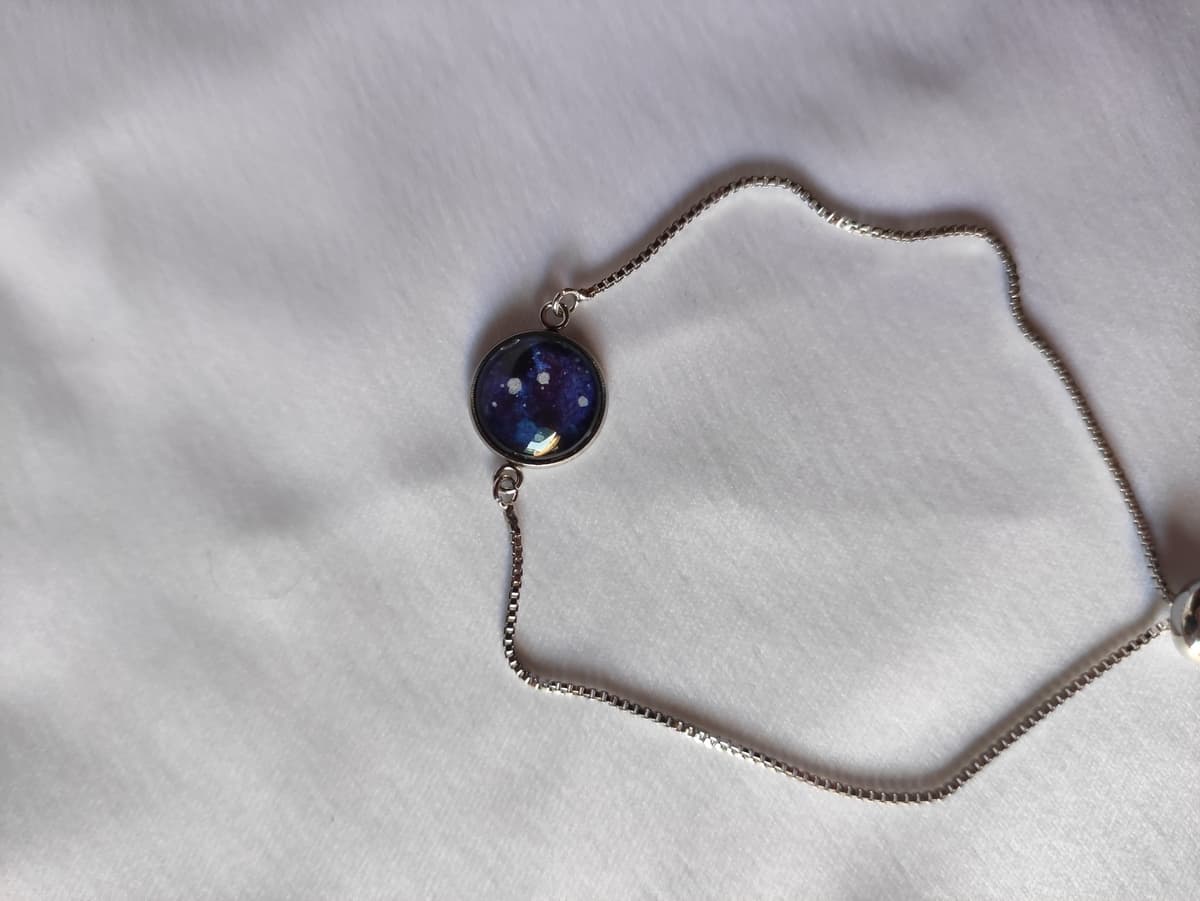 Edelstahl Opal Armband