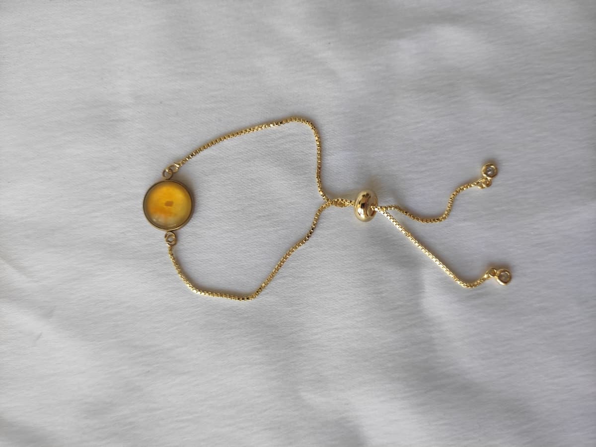 Edelstahl Opal Armband