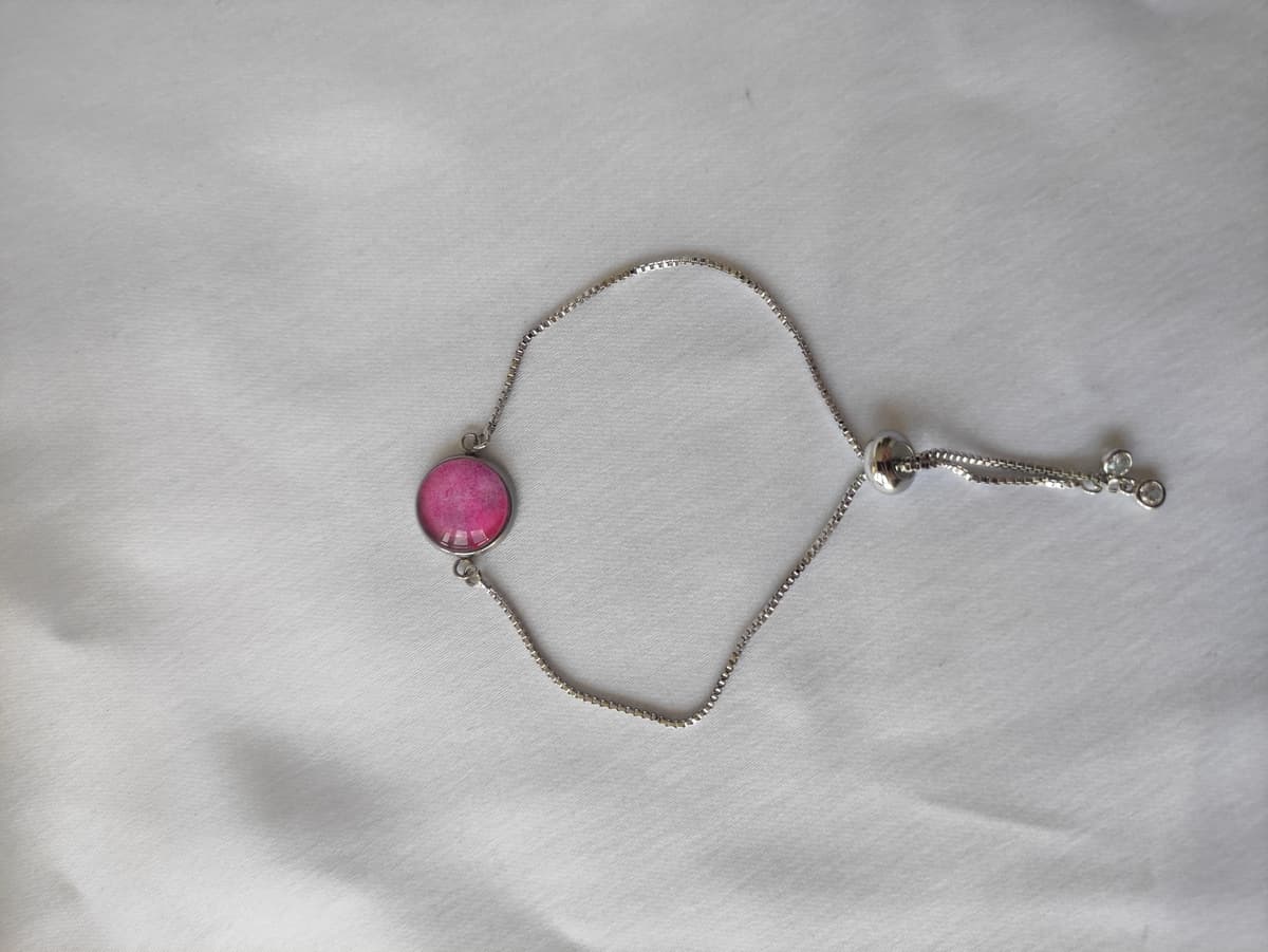 Edelstahl Opal Armband