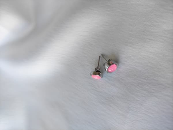 Ohrstecker Edelstahl handbemalt 